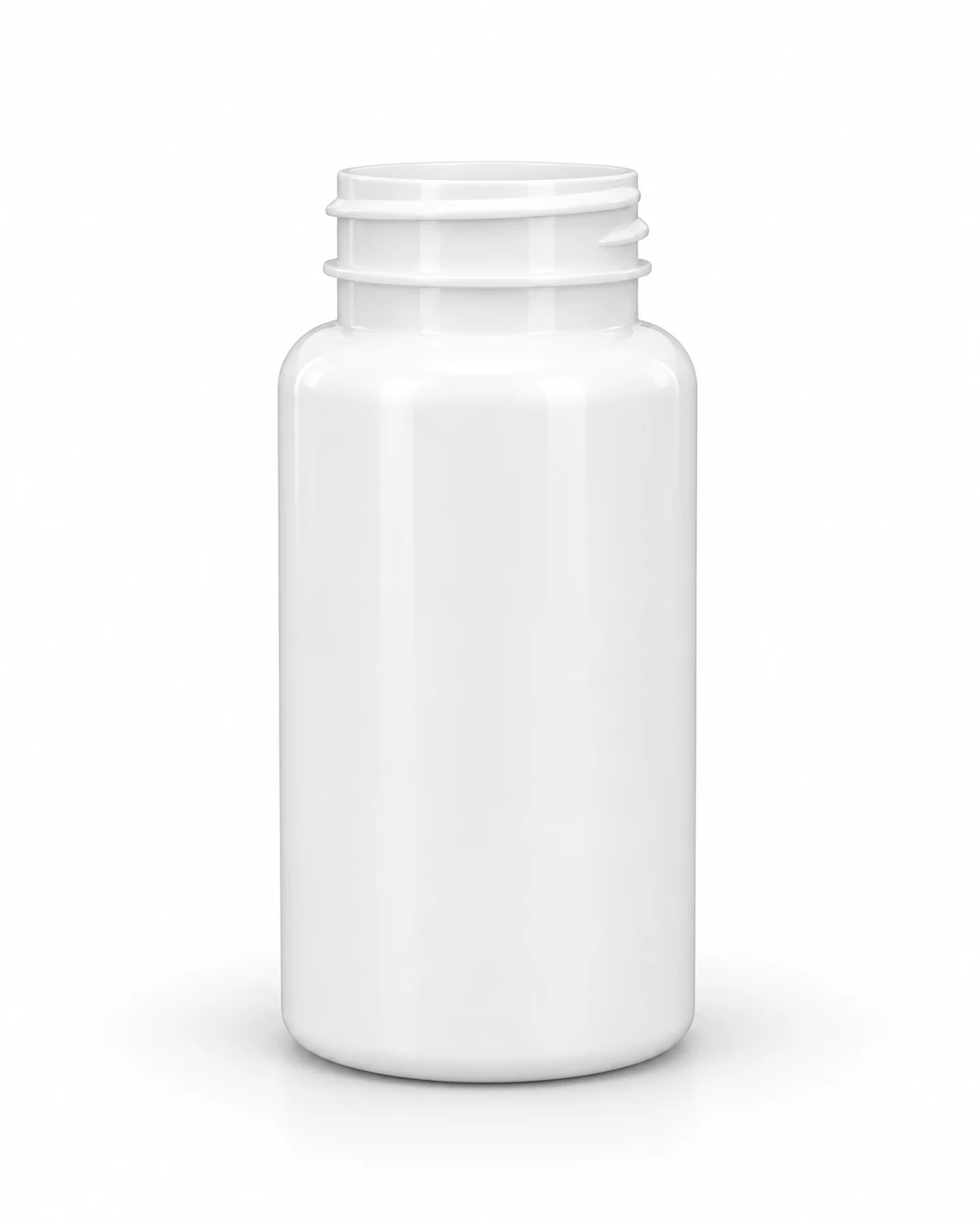 Pastillero 110 cc PET en color Blanco